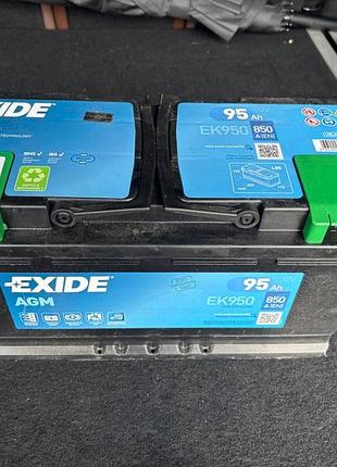 Продам акумулятор exide agm ek950 95ah 850a (start/stop)