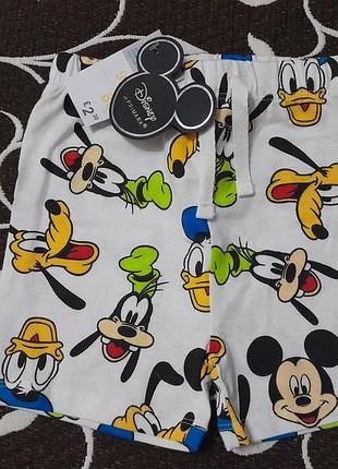 Шорти 100% бавовна на хлопчика 9-12 місяців, фірми disney