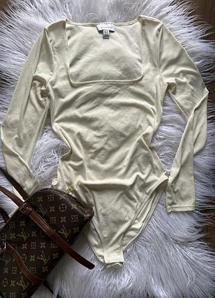 Базовий кремовий боді🍫 🏷️topshop розмір—м стан—ідеал✨