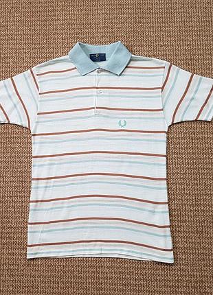 Fred perry винтажное поло футболка made in england оригинал (s)