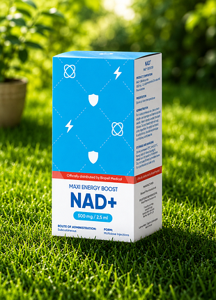 Maxi energy boost nad+  500 мг / 2,5 мл