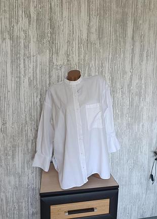 Белая рубашка zara