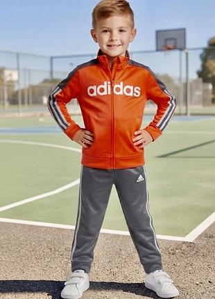 Спортивний костюм adidas - олімпійка  на блискавці + штани джогери з кишенями )оригінал)