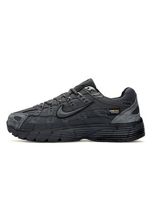 Кроссовки мужские nike p-6000, серые кроссовки водоотталкивающие,демисезонные