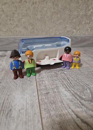 Ігровий набір playmobil  автобус-шатл з вінтажними фігурками.