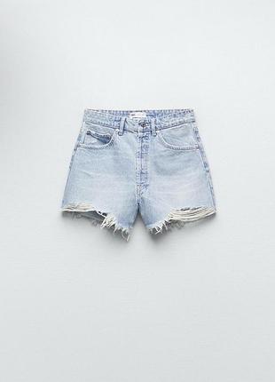 Шорты джинсовые женские zara