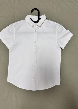 Рубашка белая 128 р