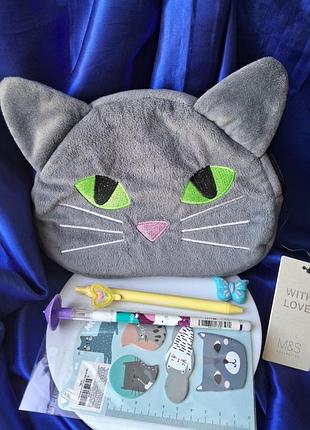 Пенел, сумочка, косметичка котик з наповненням