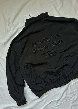 Куртка чоловіча acne studios чорна вітровка