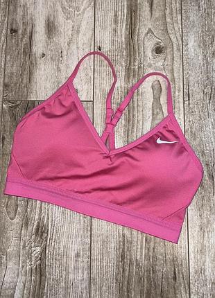 Оригінальний топ, бра з чашками для занять спортом nike dri-fit