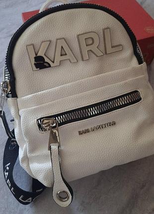 Karl lagerfeld рюкзак натуральная кожа