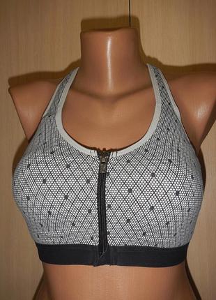 Спортивный топ victoria sport р.32d(э70) knockout front-close sports bra