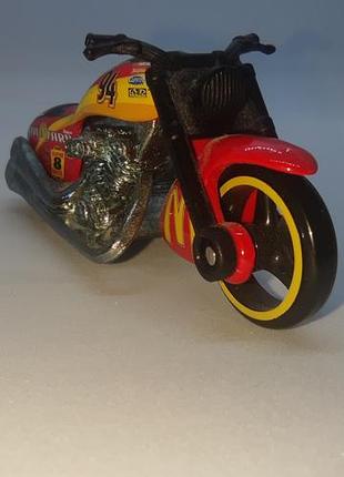 Хот вілс мотоцикл hot wheels vintage racing scooter mcdonald's 2000 nascar - 8