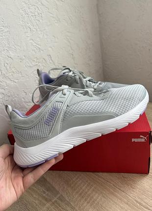 Кросівки жіночі puma softride 40,5 розмір 26 см сірі кроссовки женские пума для фитнеса зала бега спорта серые