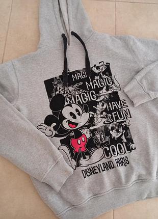 Сіре худі disneyland paris із зображенням міккі мауса