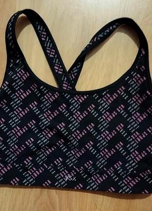 Чорний спортивний топ-бра victoria’s secret vsx sport 🖤