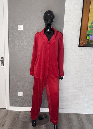 Велюрова піжама дуже великого розміру батал primark, xxxxxl 58-60р