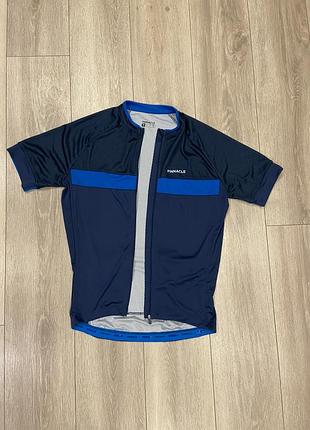 |l| чоловіча велофутболка pinnacle / велоджерсі / джерсі pinnacle race cycling jersey - navy