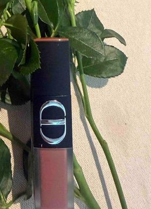 Рідка помада для губ dior blur matte 100 nude look (новинка) чорний футлярrouge dior on stage ink