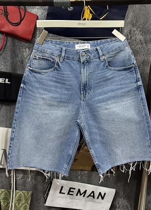 Шорти чоловічі pull and bear bermuda denim jeans синій m