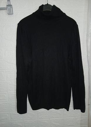 Базовый черный гольф / водолазка lc waikiki (classic fit)