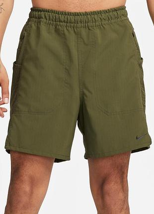 Шорти nike dri-fit adv a.p.s. mens 7 unlined versatile shorts olive