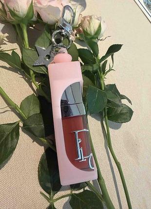 Набор  масло + чехол футляр - брелок для dior addict lip oil 012