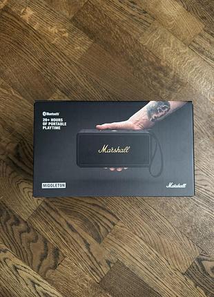 Портативна колонка marshall middleton black & brass
