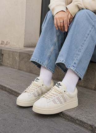 Кросівки легкі зручні adidas campus x bad bunny