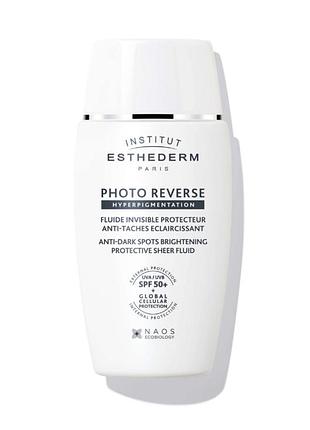 Institut esthederm photo reverse protective anti-dark spots brightening sheer fluid new - флюїд при пігментації блокування засмаги