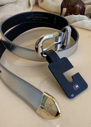 Кожаный ремень mommy hilfiger