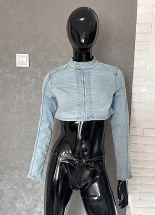 Вкорочена джинсова куртка fashion nova, xs
