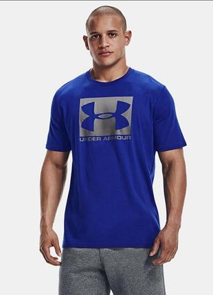 Чоловіча футболка under armour, футболка синя