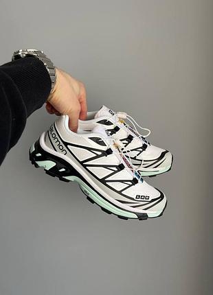 Женские кроссовки salomon s lab xt-6 white icy morn