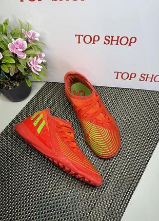 Оригинальные кроссовки сороконожки для футбола adidas