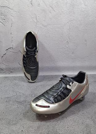 Бутси nike total 90 shot 2 sg футбольні копочки шкіряні air zoom mercurial