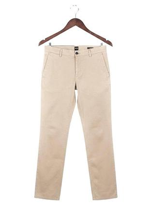 Чіноси брюки hugo boss оригінал schino-regular m-l бежевий