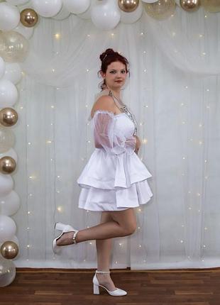 Вечірня сукня xl розмір. підбори 39