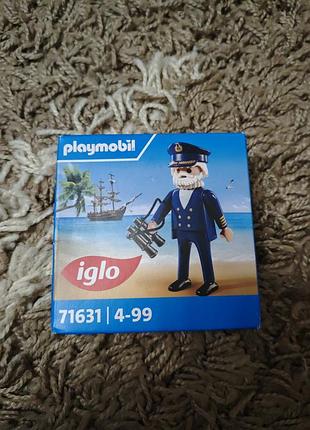 Коллекционная фигурка playmobil captain iglo (капитан игло / капитан бердсай), артикул 71631