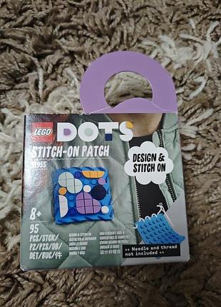 Набор lego dots 41955 «наклейка-нашивка» (stitch-on patch)