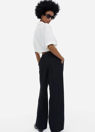Широкі брюки з віскози h&m p.l