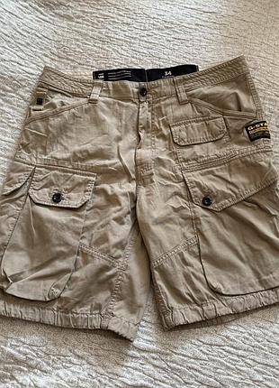 Оригінальні чоловічі карго шорти g-star raw jungle cargo short
