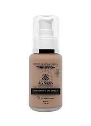 Ag skin moisturising cream spf 50+ зволожувальний крем тон 1