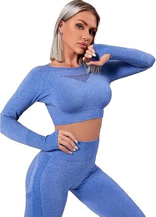 Pretty little thing спортивний лонг з вирізами на пальчик спорт топ топик лонгслів термуха спортивка