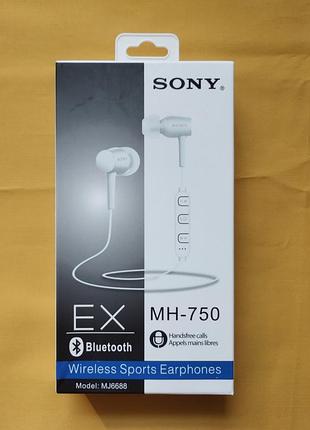 Бездротові bluetooth навушники sony ex mh-750 (wireless sports earphones)
