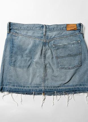 Denim supply ralph lauren womens  distressed denim  skirt  [dwh017372]
