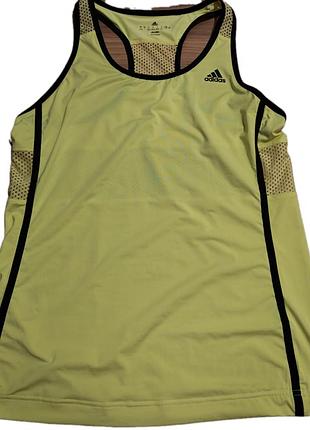 Оригинальная фирменная женская майка adidas с технологией climalite, размер l