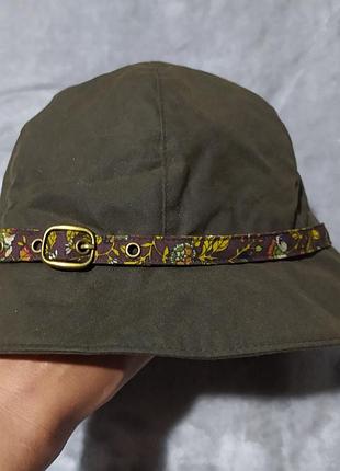 Barbour (m) vintage wax bucket hat ваксована панама