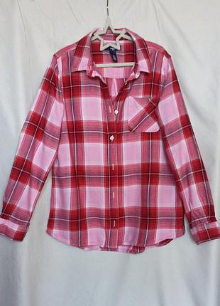Фланелева сорочка в клітинку gap kids (розмір l, 10–12 років)