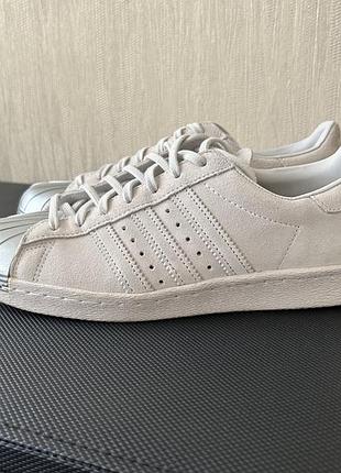 Замшеві кросівки adidas superstar 40р